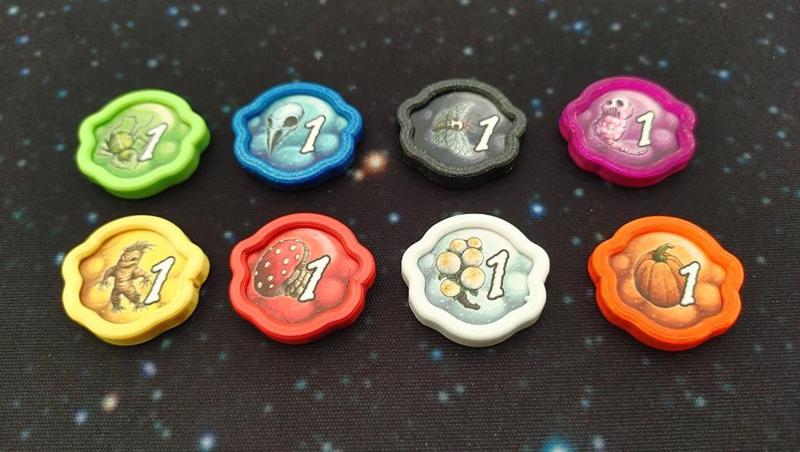 Token sleeves for Quacks of Quedlinburg