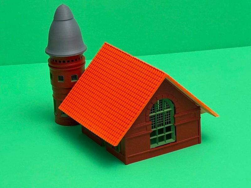 OAKLAND TRAIN STATION HO SCALE