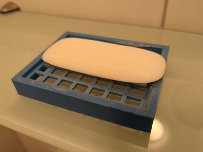 Seifenhalter mit entfernbarem Filter