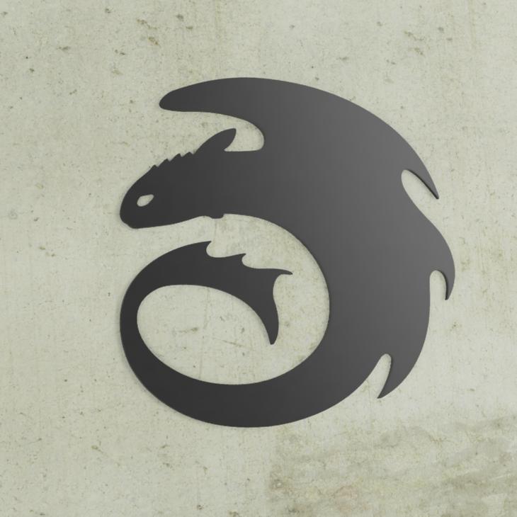 Toothless Dragon Home Decor