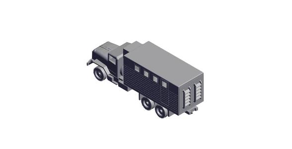 1/87 Scale M934 Van Expandable.stl
