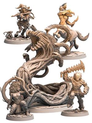 PRE-SUPPORTED Chapter XIV  Inside the Magic Forest II - 32mm - DnD
