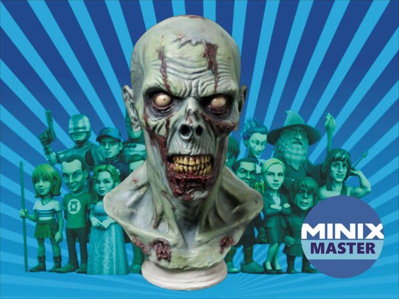 bust of zombie