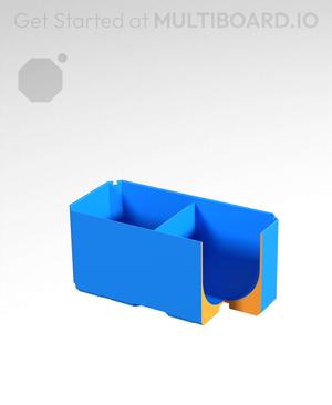 2x1x1 - Full Curved - Divided Bin - Multibin Insert