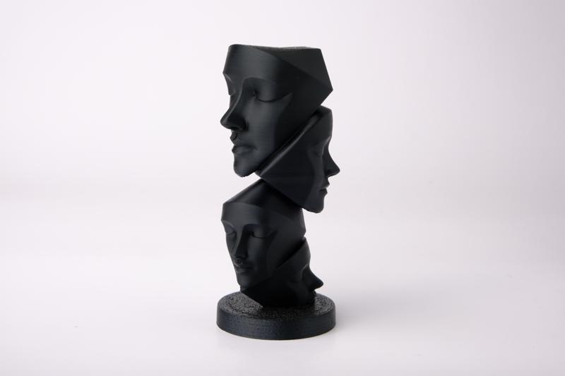 Surreal Faces Sculpture – Contemporary Abstract Art