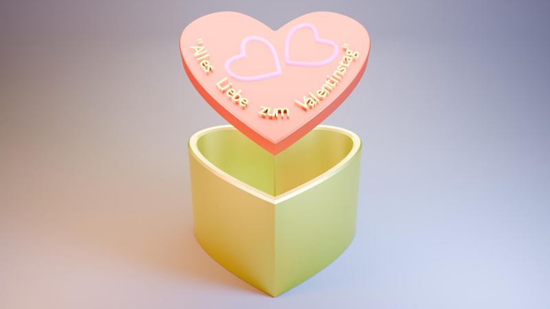"Alles Liebe zum Valentinstag"  GiftBox