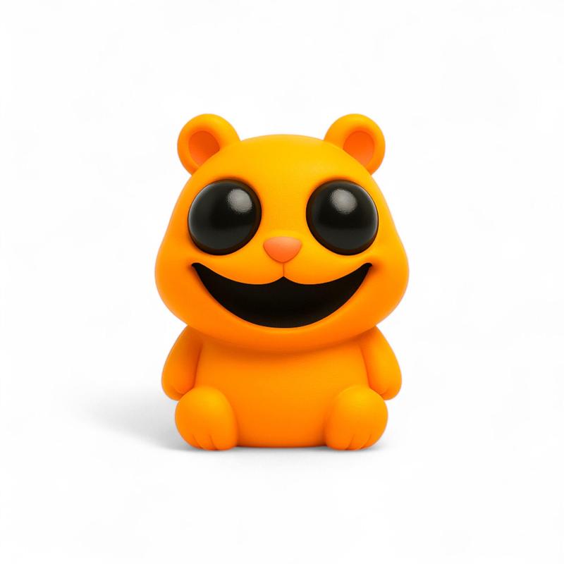 Cubbuu Nibblin – Creepy Cute Chubby Bear STL | Derpy 3D Printable Toy for Collectors