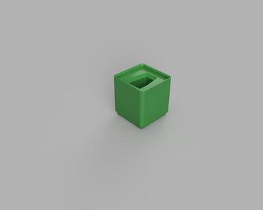 Gridfinity 1x1x6U Wire brush holder 
