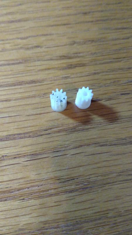 Gear replacement for electric pencil sharpener