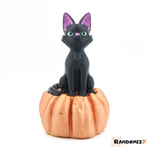Cat on a Pumpkin