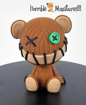 Horrible knitted teddy!!!