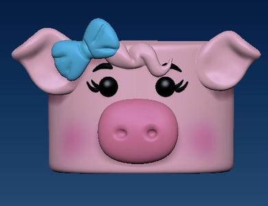 Pretty Piggy Pot