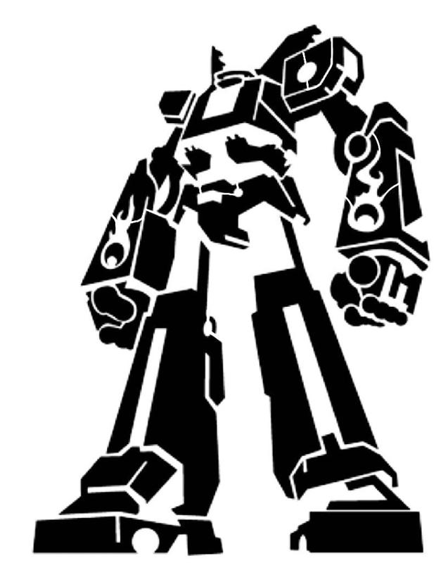 Megas XLR stencil