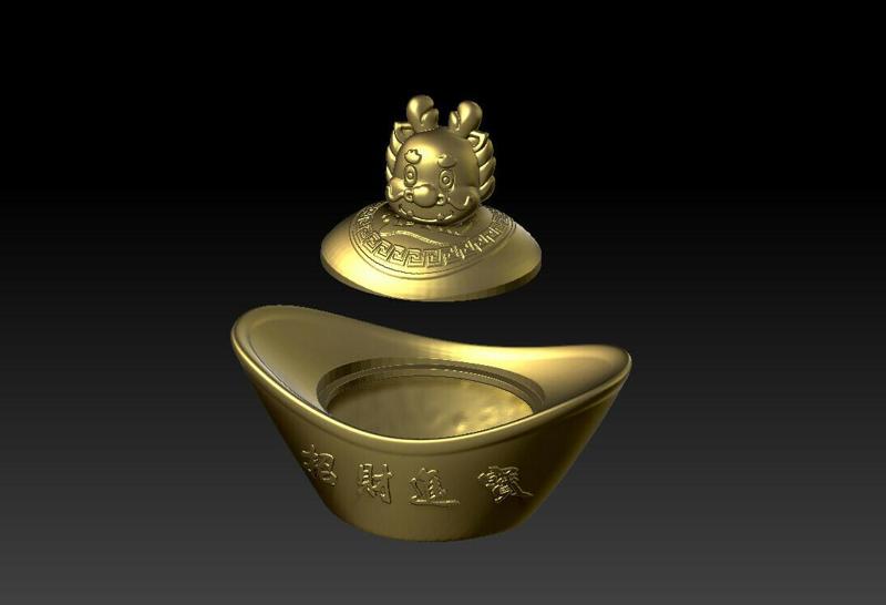 Year of the Dragon candy jar 2