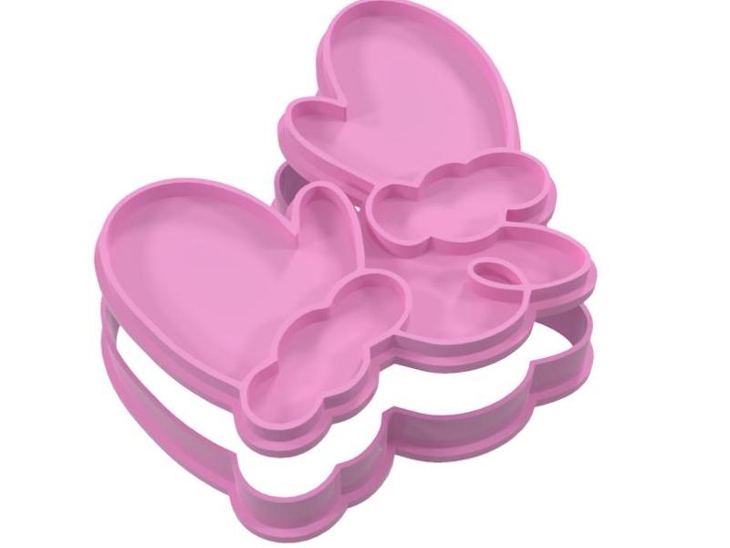 Christmas Santa's Gloves Cookie Cutter