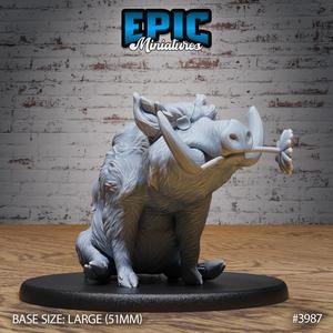 Boar Gift ‧ DnD Miniature ‧ Tabletop Miniatures ‧ Gaming Monster ‧ 3D Model ‧ RPG ‧ DnDminis ‧ STL FILE