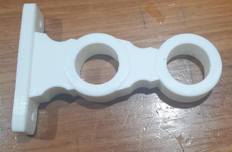 support for curtain rod