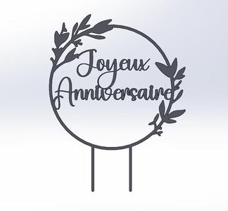 Happy Birthday Cake Topper