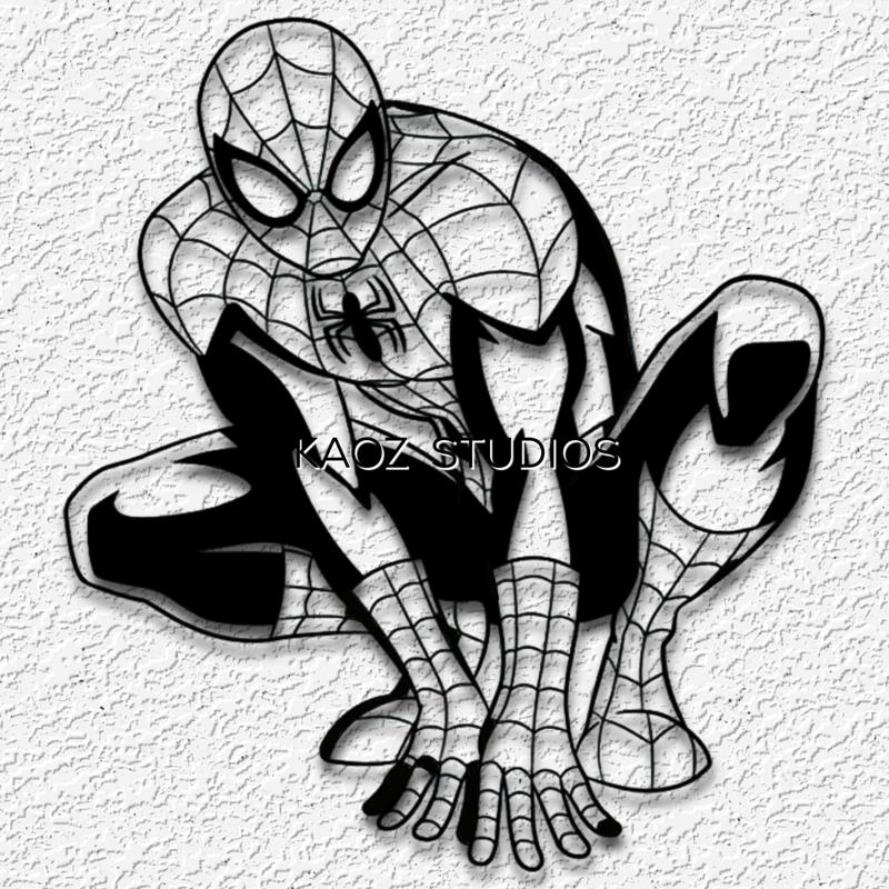 SPIDERMAN WALL ART AVENGERS SUPERHERO DECOR MARVEL FANART