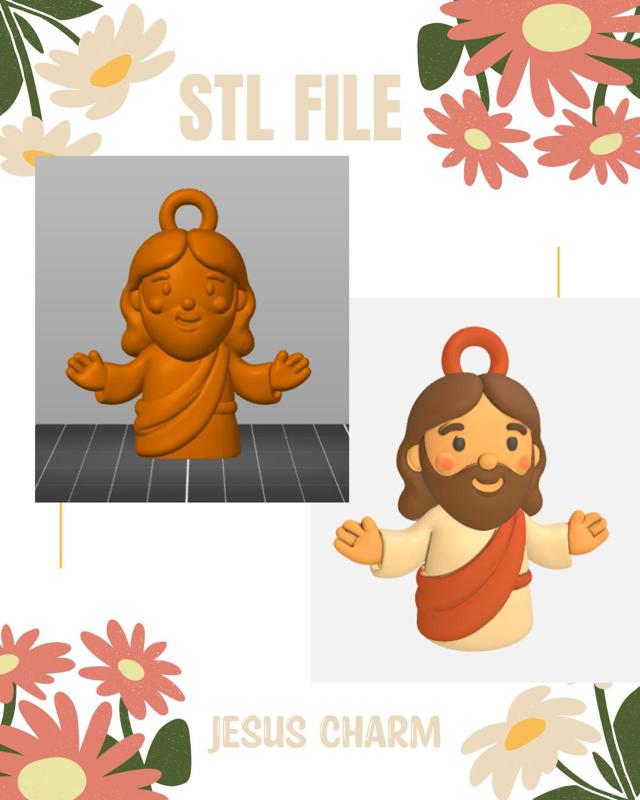 Jesus Charm / Cute mini Charm / religion / faith charm / Jesus Christ charm