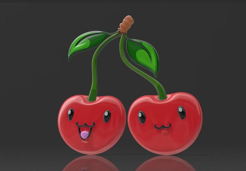 FREE - FREE - KAWAII DECORATIVE CHERRIES UNITED | Cute Kawaii Decorative Cherries - Model in gratitude to my followers
