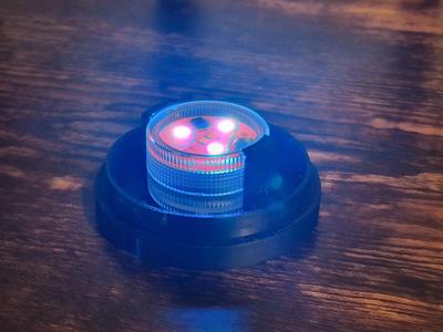 Tealight base for BambuLab LED 001 (37mm tight fit)