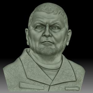 Zaluzhnyi Ukrainian Commander-in-Chief portrait