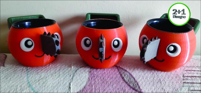 Chainsaw Man pochita - mate - flowerpot