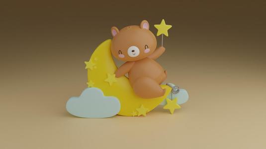 Teddy bear good night