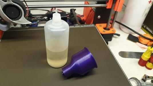 Funnel for 100ml vape bottle