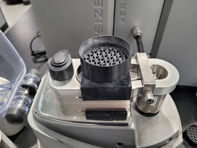 Particle Analysis Mesh Funnel