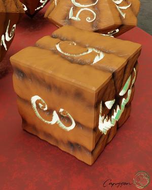 Capygon Dice - Jack'o'lantern