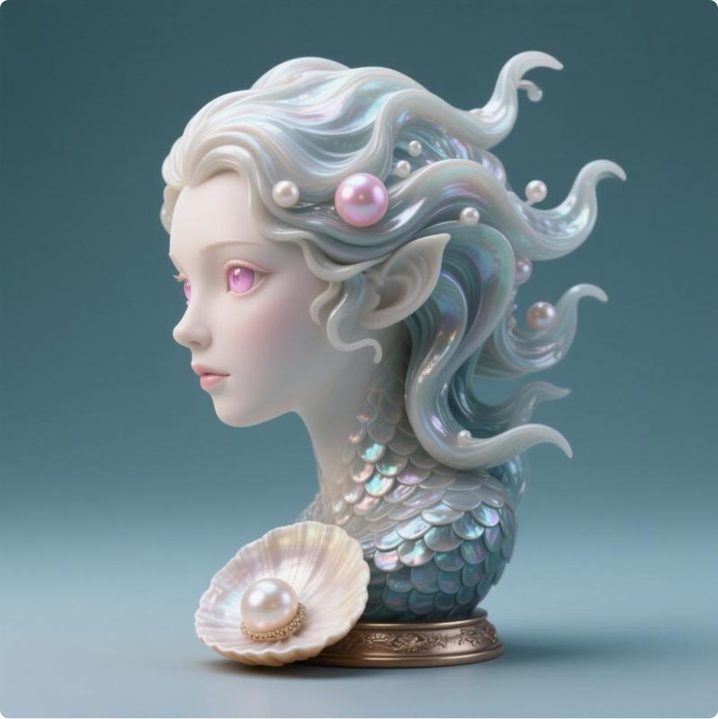 mermaid sculpture
