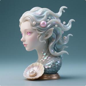 mermaid sculpture