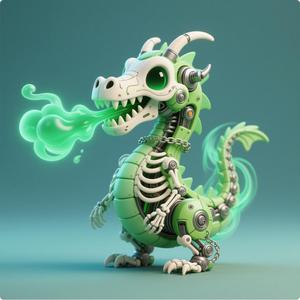 skeleton dinosaur