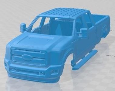 Ford Super Duty 2011 Printable Body Car