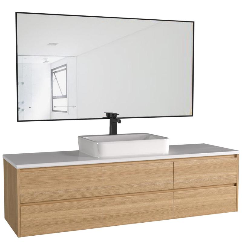 Modern Bathroom Furniture.Washbasin Cabinet With Built-in Basin