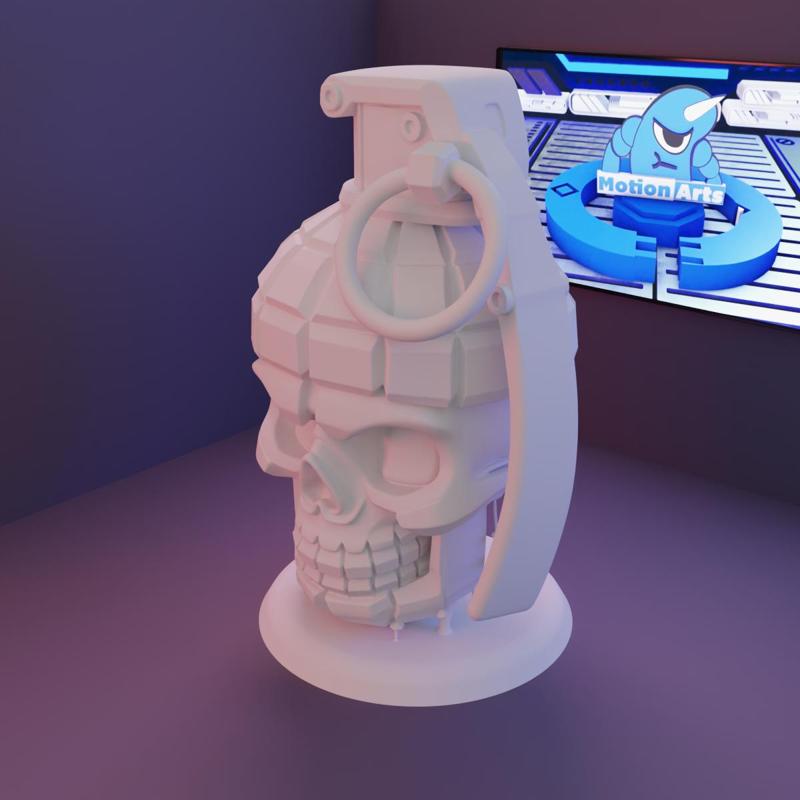 Skull grenade