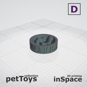 Pet - Dog - Bowl - Jake - customized - slow feeder