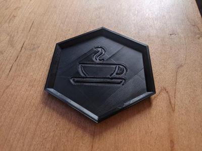 Simple Geometric Coffee Coaster
