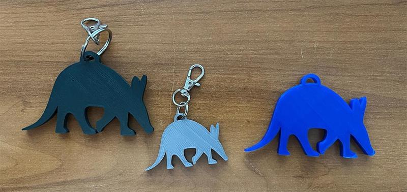 Aardvark Key Chain
