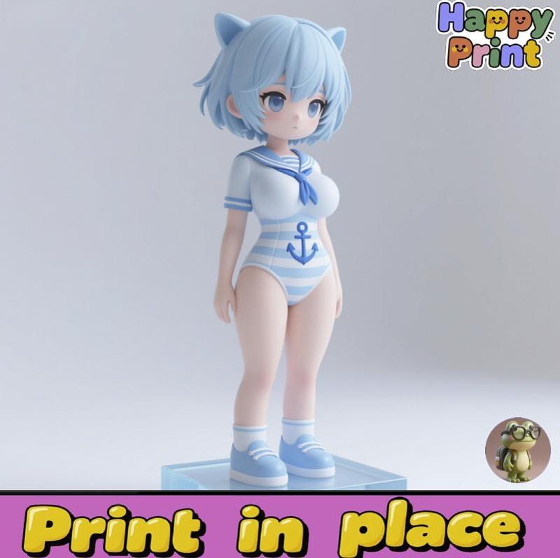 Anime Girl Sculpture