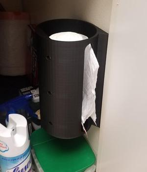 Garbage Bag Dispenser Side Wall Hang