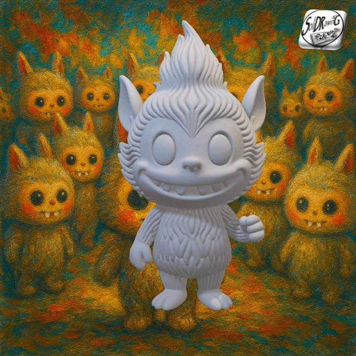 Labubu Wild Whirl – SoliDRawinGs SG-LABUBU003