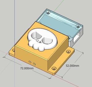 *skull Magnet Foot SW