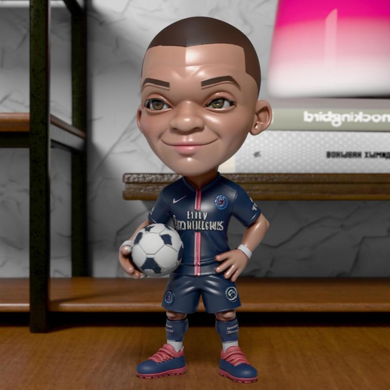 Mbappe Fan Art Figure