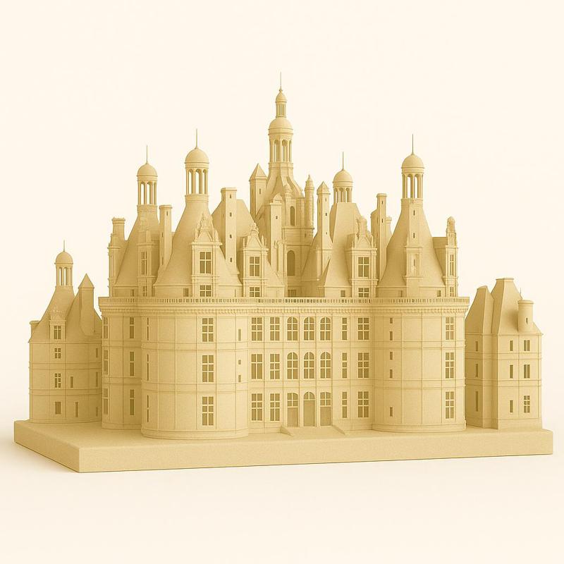 Chambord Castle - 3D Model of the Renaissance Chateau of the Loire Valley