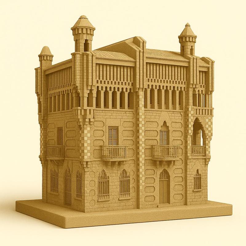 Casa Vicens - 3D Model of Gaudi in Catalan Modernist Style