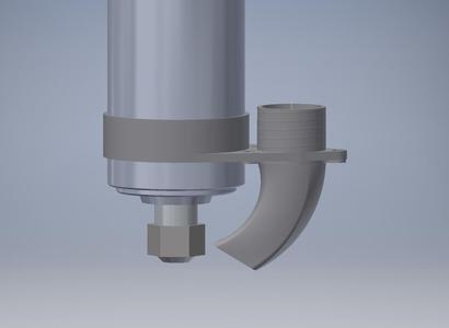 80mm 2.2KW Spindle CNC Dust Shoe