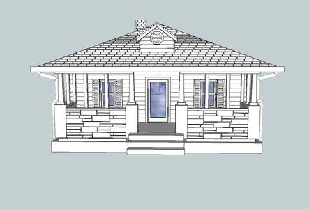 HO Scale The Townsend House